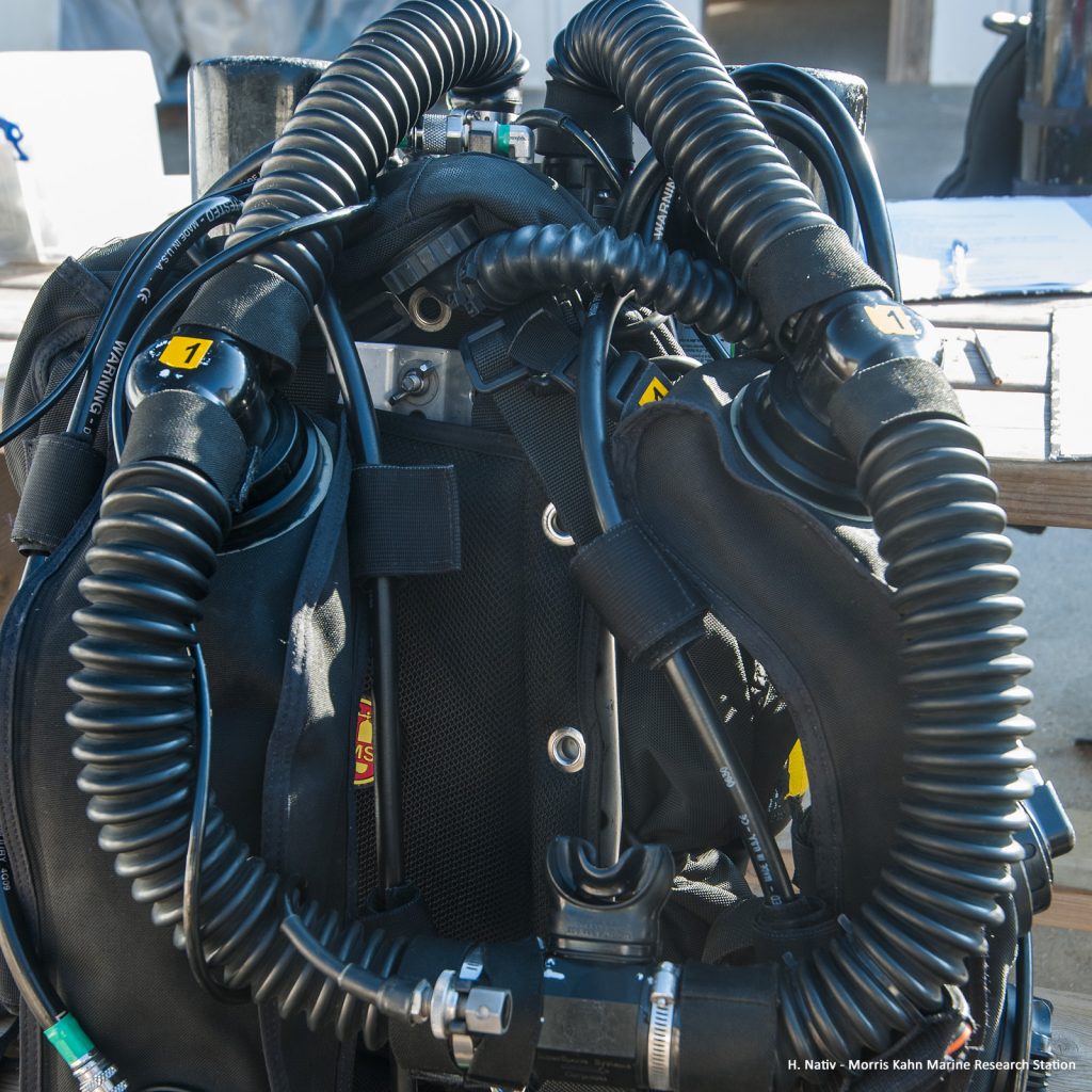 Megalodon CCR unit used by the monitoring team